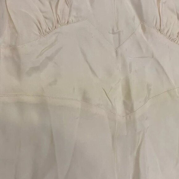 NOS Vintage Seamprufe Full Slip Womens Tall 34 Pink Lace Lingerie Midi READ - Picture 12 of 12